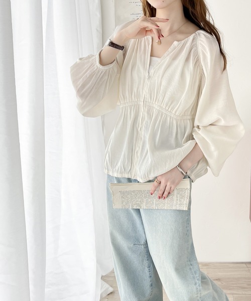 classicalelf 「classicalelf」 長袖ブラウス SMALL ブラック レディース - 画像 (4)