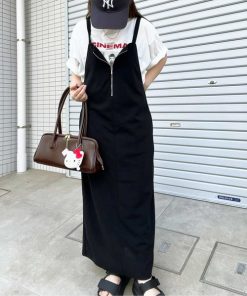 GeeRA 「GeeRA」 サロペットスカート SMALL ブラック レディース