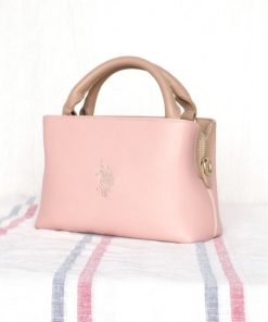 U.S. POLO ASSN. 「U.S. ASSN.」 2WAYバッグ FREE ピンク レディース
