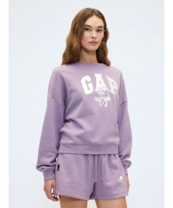 GAP トレーナー スウェット Gap × ディズニー オーバーサイズ GAPロゴ スウェットシャツ レディース