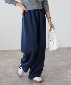 Bonjour Sagan 「Bonjour Sagan」 イージーパンツ FREE ネイビー レディース