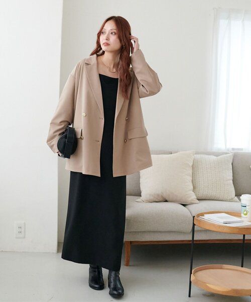 Discoat ジャケット テーラードジャケット 「WEB限定」金ボタンWテーラージャケット レディース - 画像 (9)