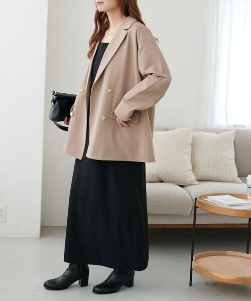 Discoat ジャケット テーラードジャケット 「WEB限定」金ボタンWテーラージャケット レディース - 画像 (8)