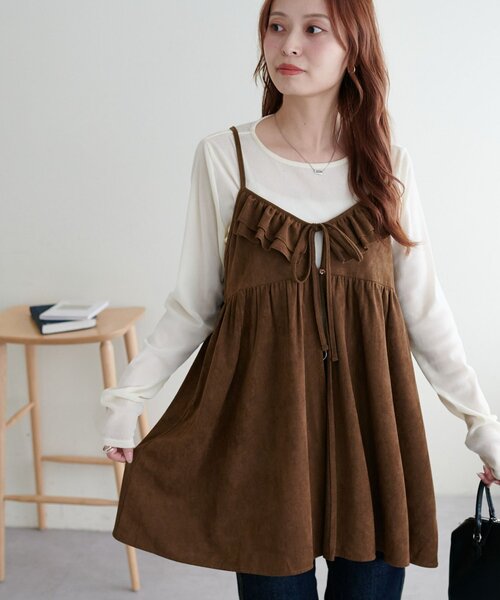 Discoat チュニック 「WEB限定」2WAYキャミチュニック - 画像 (2)