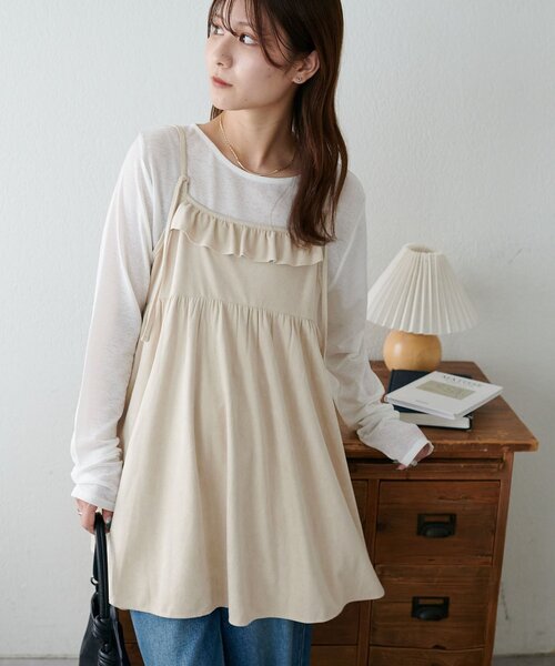 Discoat チュニック 「WEB限定」2WAYキャミチュニック