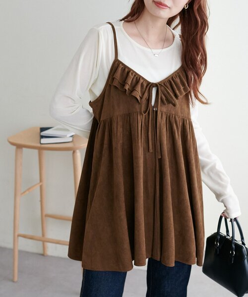 Discoat チュニック 「WEB限定」2WAYキャミチュニック - 画像 (5)