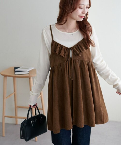 Discoat チュニック 「WEB限定」2WAYキャミチュニック - 画像 (6)