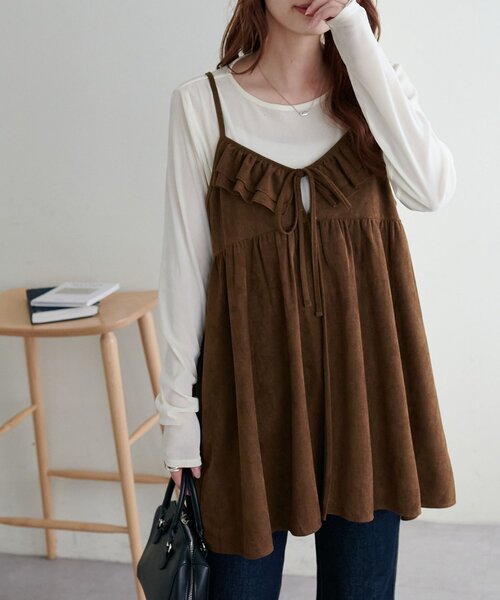 Discoat チュニック 「WEB限定」2WAYキャミチュニック - 画像 (7)