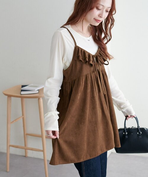 Discoat チュニック 「WEB限定」2WAYキャミチュニック - 画像 (9)