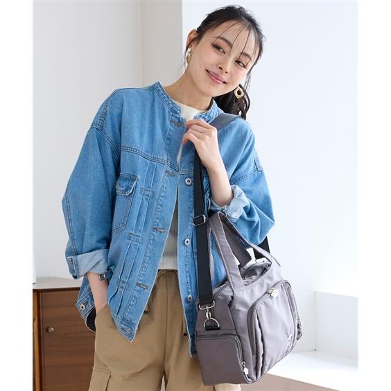 PEANUTS 【期間限定SALE 12%OFF】バッグ(鞄) スヌーピー 10ポケット 多収納 はっ水 ハンドル収納 2WAY ショルダー A4対応 ピーナッツ (アクアカルダ) - 画像 (9)