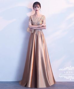 演奏会用ドレス カラードレス 7色 二次会 ロングドレス 結婚式 イブニングドレス 花嫁 発表会 披露宴 パーティードレス 舞台 卒業式 イベント
