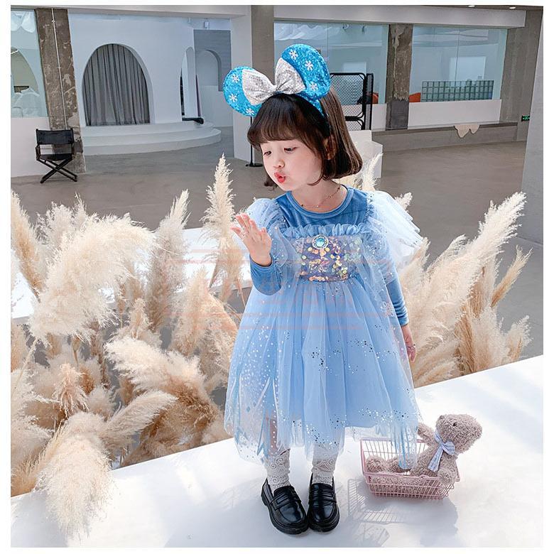 アナと雪の女王2 新作 エルサ 子供用 ドレス アナ雪 コスプレ衣装 コスチューム ワンピース キッズ - 画像 (6)