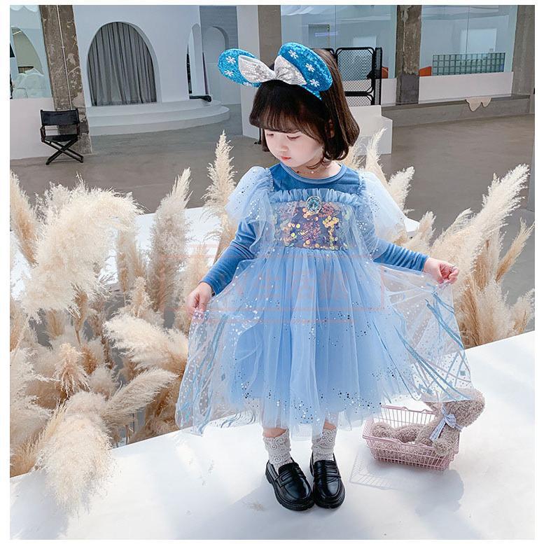 アナと雪の女王2 新作 エルサ 子供用 ドレス アナ雪 コスプレ衣装 コスチューム ワンピース キッズ - 画像 (7)