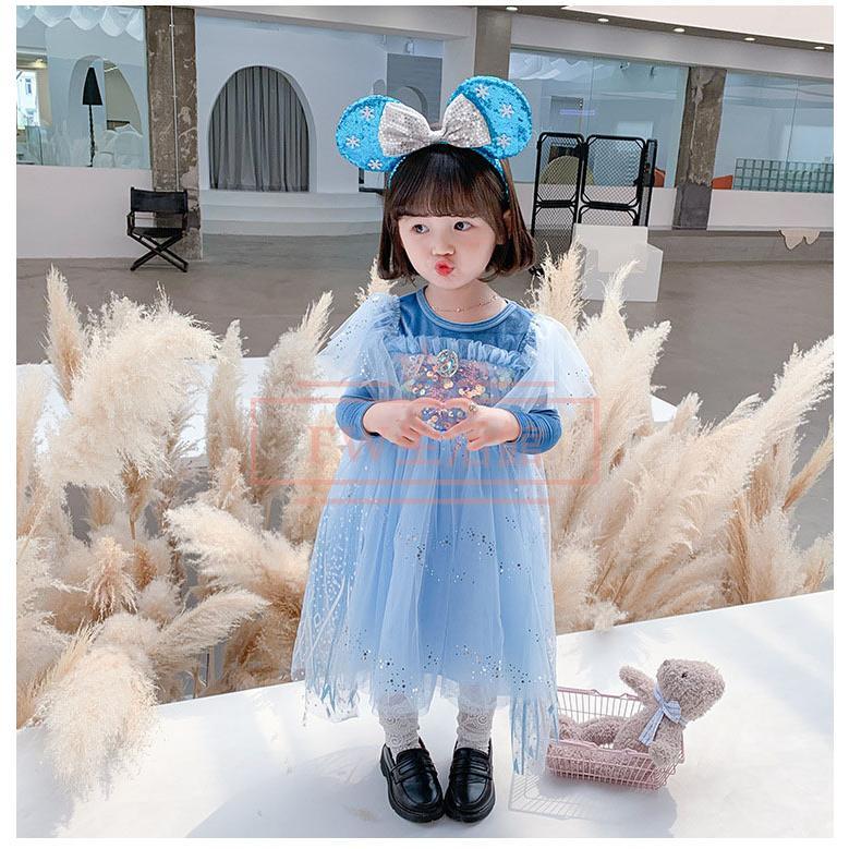 アナと雪の女王2 新作 エルサ 子供用 ドレス アナ雪 コスプレ衣装 コスチューム ワンピース キッズ - 画像 (2)