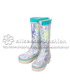 学園アイドルマスター　月村手毬　雨上がりのアイリス　コスプレ靴　コスプレブーツ　コスプレ衣装