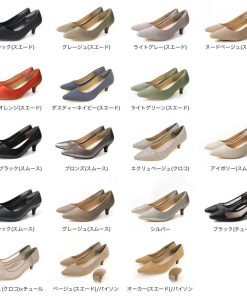 AmiAmi パンプス 5cmヒール 走れる レディース 美脚 ポインテッドトゥ とんがり 低反発 CX2500SS