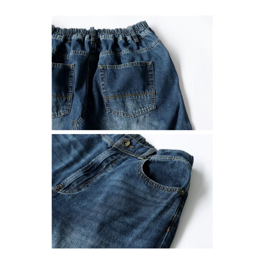antiqua デニムワイドパンツ パンツ レディース ボトムス ロング 送料無料・メール便不可 - 画像 (6)