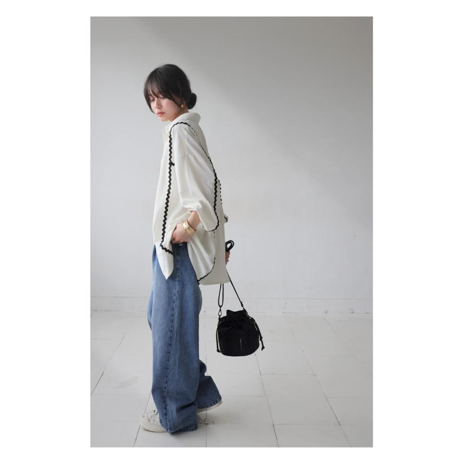 antiqua テープシャツ シャツ レディース トップス 長袖 送料無料・500ptメール便可 - 画像 (8)