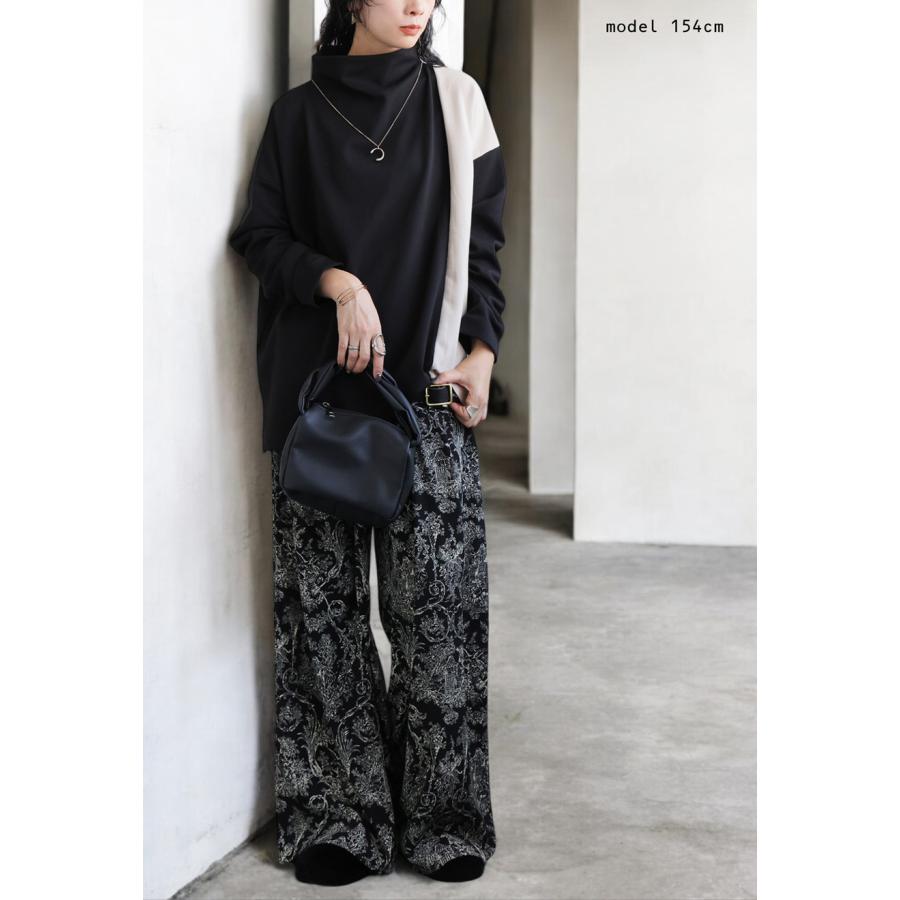 antiqua バイカラー トップス レディース 長袖 ボトルネック 送料無料・100ptメール便可 - 画像 (5)