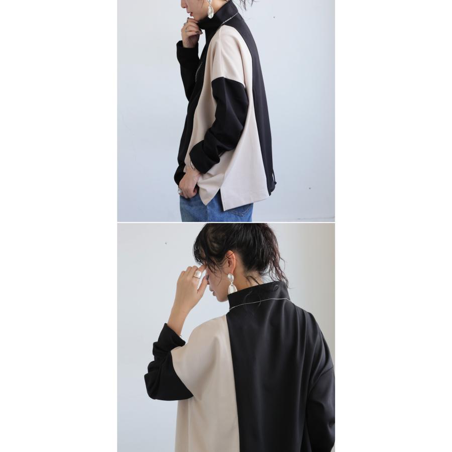 antiqua バイカラー トップス レディース 長袖 ボトルネック 送料無料・100ptメール便可 - 画像 (6)