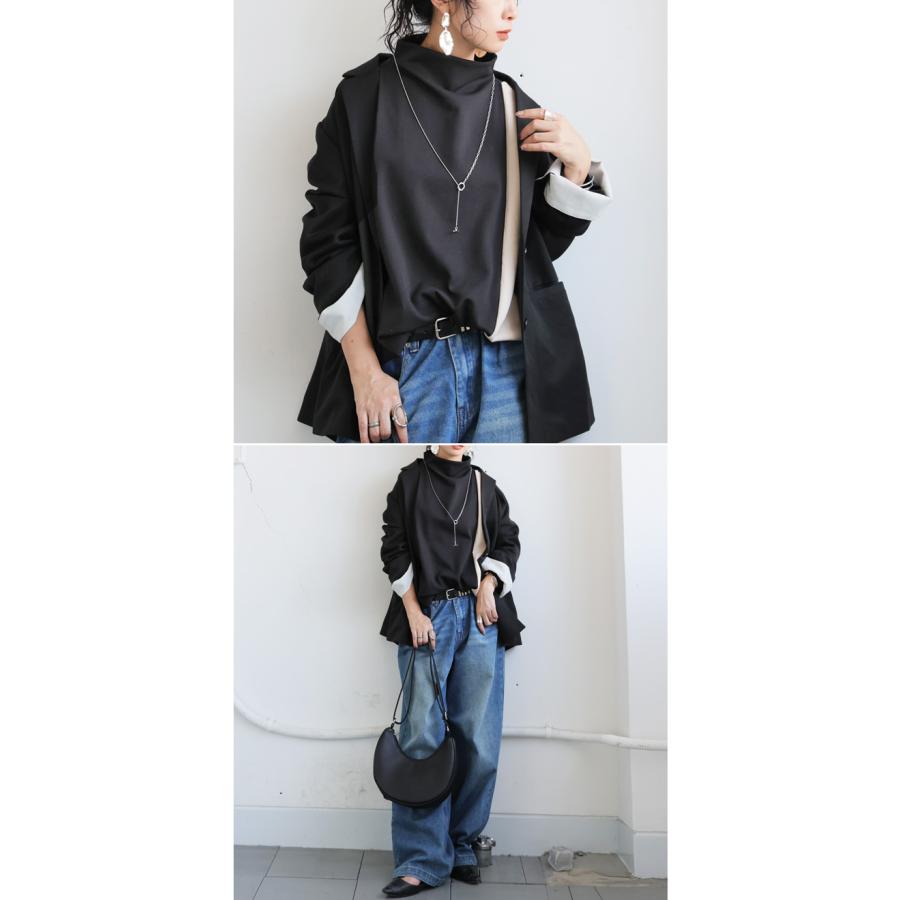 antiqua バイカラー トップス レディース 長袖 ボトルネック 送料無料・100ptメール便可 - 画像 (9)