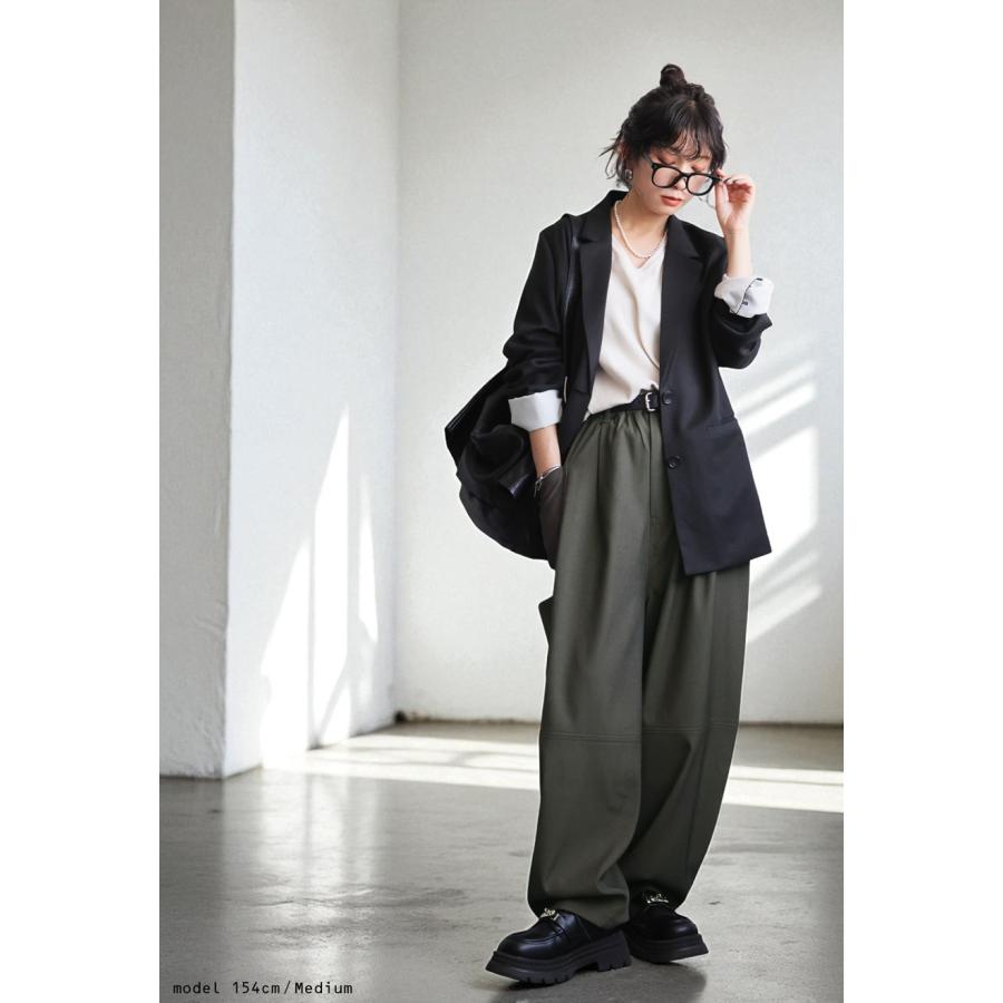 antiqua アシンメトリーポケット ワイドパンツ レディース 送料無料・メール便不可 - 画像 (3)