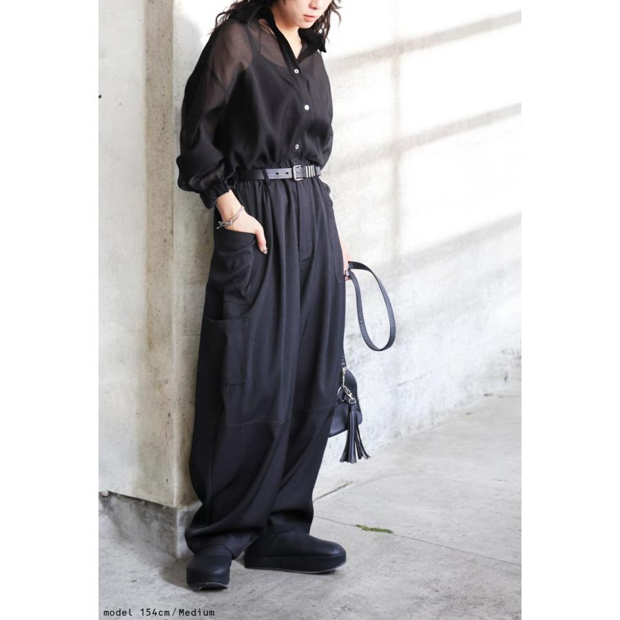 antiqua アシンメトリーポケット ワイドパンツ レディース 送料無料・メール便不可 - 画像 (7)