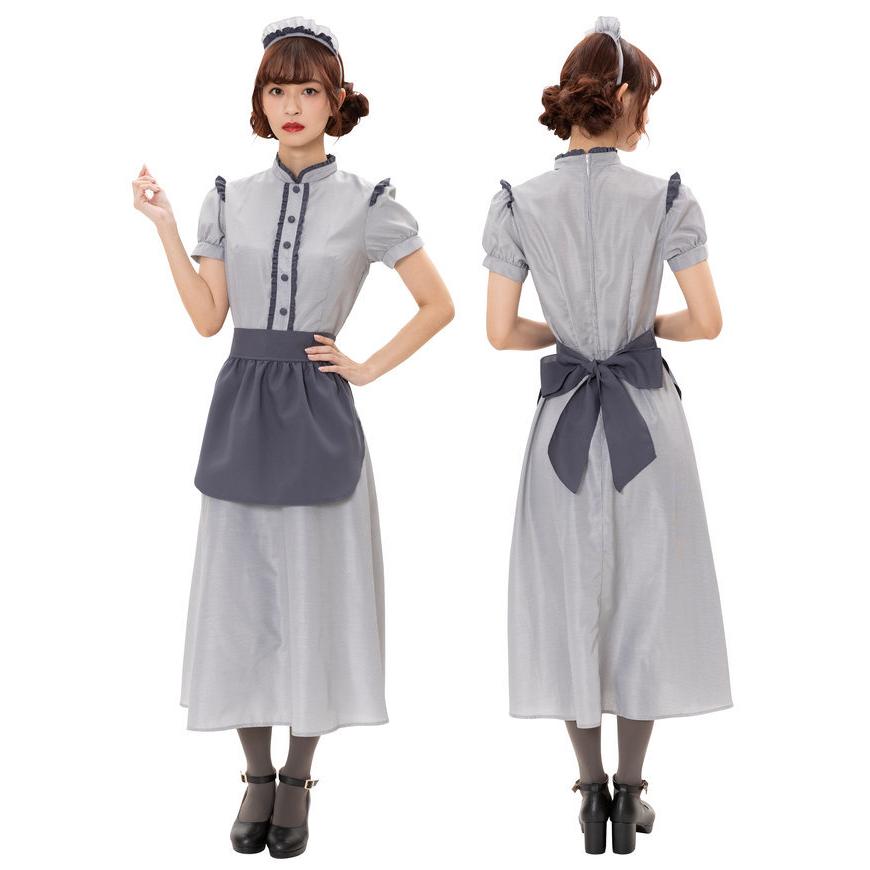clearstone ハロウィン コスプレ HWZ HW クラシックロングメイド レディース メイド 衣装 仮装 ウ - 画像 (3)