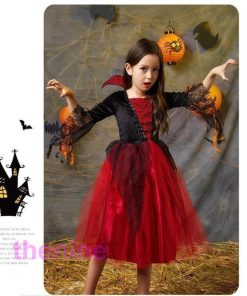 衣装 子供 ドレス 女の子 男の子 吸血鬼 仮装 バンパイア コスチューム キッズ 可愛い 演出 舞台 忘年会