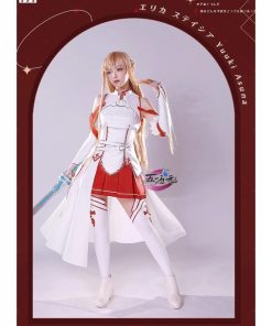 ICOS　ソードアート・オンライン　SAO　コスプレ　アスナ　結城明日奈　衣装 ※ウィッグ　靴　剣　追加可能