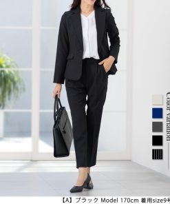 AddRouge ＼年間１位／新作追加 スーツ レディース セットアップ パンツスーツ ビジネス リクルート オフィス 通勤 30代 40代 50代 グレー 大きいサイズ 試着チケット対象