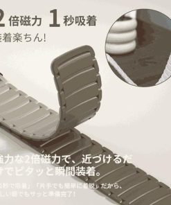 WAPIK マグネット マグネット式ベルト 磁気で締める ウォッチバンド ベルト シリコン 22mm U6 U10 X5S P5S Z8 Y6 Y8 Y9 Y5 ST10 ST20 ST50 X3 対応可能