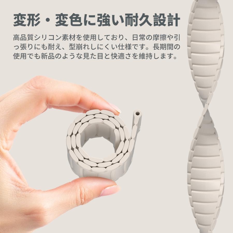 WAPIK マグネット マグネット式ベルト 磁気で締める ウォッチバンド ベルト シリコン 22mm U6 U10 X5S P5S Z8 Y6 Y8 Y9 Y5 ST10 ST20 ST50 X3 対応可能 - 画像 (7)