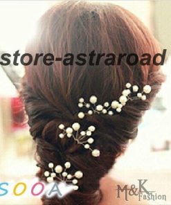 3個セット ヘッドドレス ヘアアクセサリー 髪飾り 和服 和装 成人式 髪留め 花 ホワイト パール ヘアピン アレンジ