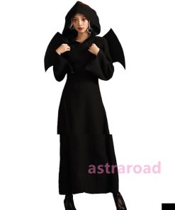 子供 コウモリ 蝙蝠 羽翼 両翼 魔女風 コスチューム 仮装 衣装 キャラクター ハット ワンピース 2点セット