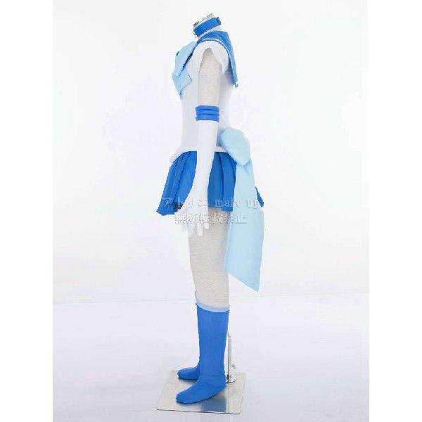 【美少女戦士セーラームーン コスプレ 衣装】水野 亜美 セーラーマーキュリー コスチューム アニメ ゲーム - 画像 (2)