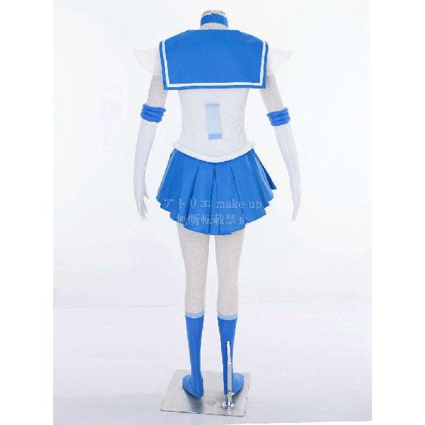 【美少女戦士セーラームーン コスプレ 衣装】水野 亜美 セーラーマーキュリー コスチューム アニメ ゲーム - 画像 (4)