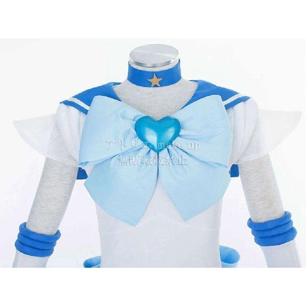 【美少女戦士セーラームーン コスプレ 衣装】水野 亜美 セーラーマーキュリー コスチューム アニメ ゲーム - 画像 (5)