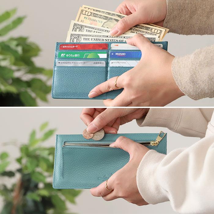 リズデイズ 通販リズデイズ LIZDAYS 長財布 レディース ブランド メンズ 薄型 本革 スキミング防止 カードケース 小銭入れ 名刺入れ 財布 スリム レザー コイン - 画像 (2)