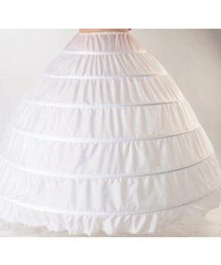 パニエ大人用ウエディングドレス用パニエ/プリンセスライン/6本ワイヤー入り/Aライン/ハードチュール/ボリュームブライダル小物