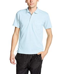 [グリマー] メンズ 半袖 4.4オンス ドライ ポロシャツ [ポケット付] 00330-AVP ライトブルー 3L (日本サイズ3L相当)
