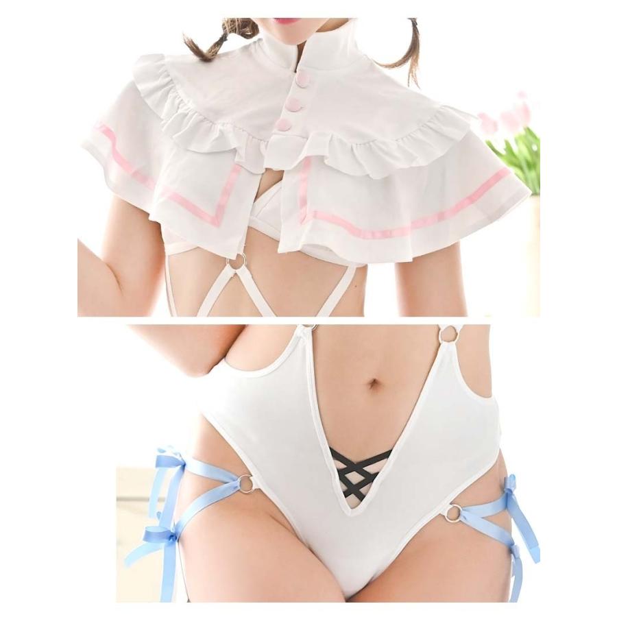 セクシー ランジェリー 勝負下着 下着 おしゃれ下着 コスプレ Ryuyu ボディースーツ バニーちゃん リボン 可愛い - 画像 (2)