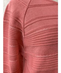 COUP DE CHANCE クードシャンス (C C)　ピンク 模様編みニットラメ入り サイズ38