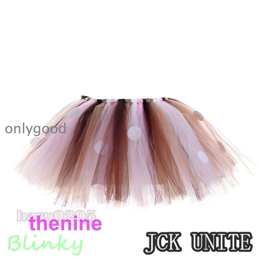 クリスマス 衣装 子供 チュールスカート ワンピース 女の子 ベビー キッズ レース コスチューム トナカイ 鹿 仮装 孫 髪飾り パーティー 演出服 - 画像 (5)