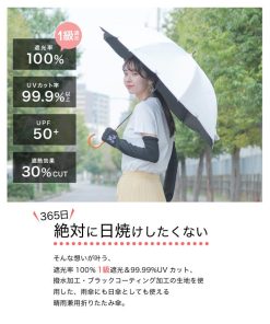 日傘 長傘 完全遮光 晴雨兼用 傘 雨傘 レディース フラワー 8本骨 UVカット 遮光率100% 撥水 紫外線 UPF50 遮熱 耐風 梅雨 木製 軽量 おしゃれ ギフト