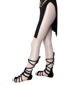 シャイニー美脚タイツ 全2色 オークル ベージュ クラッセ CLASSE ランガードなしタイプ 70デニール フリーサイズ 陰影が映える 美脚 色補正 コスプレ 仮装