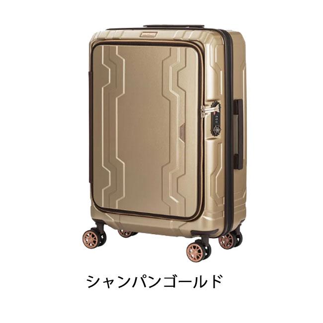 LEGEND WALKER レジェンドウォーカー 5205-58 ブルーホエール フロントオープン 拡張 ビジネス 旅行 57L 72L 静音 頑丈 ダブルキャスター TSAロック - 画像 (3)