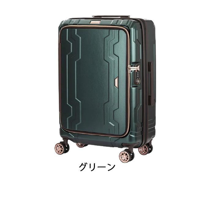 LEGEND WALKER レジェンドウォーカー 5205-58 ブルーホエール フロントオープン 拡張 ビジネス 旅行 57L 72L 静音 頑丈 ダブルキャスター TSAロック - 画像 (4)