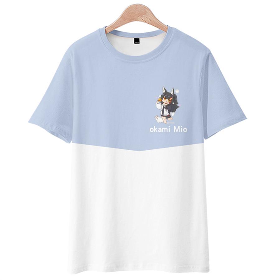 Vtuber Hololive ホロライブ 大神ミオ Tシャツ 男女兼用 服 可愛い アニメ コスチューム 子供服 コスプレ グッズ - 画像 (8)