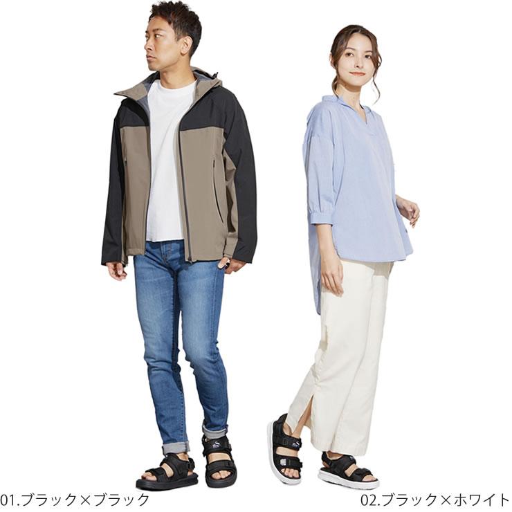 LAD WEATHER サンダル メンズ レディース 4cmの厚底ソールで衝撃吸収 足長 歩きやすい さんだる スポーツサンダル おしゃれ 人気 つっかけ ビーチサンダル スポーツさんだる